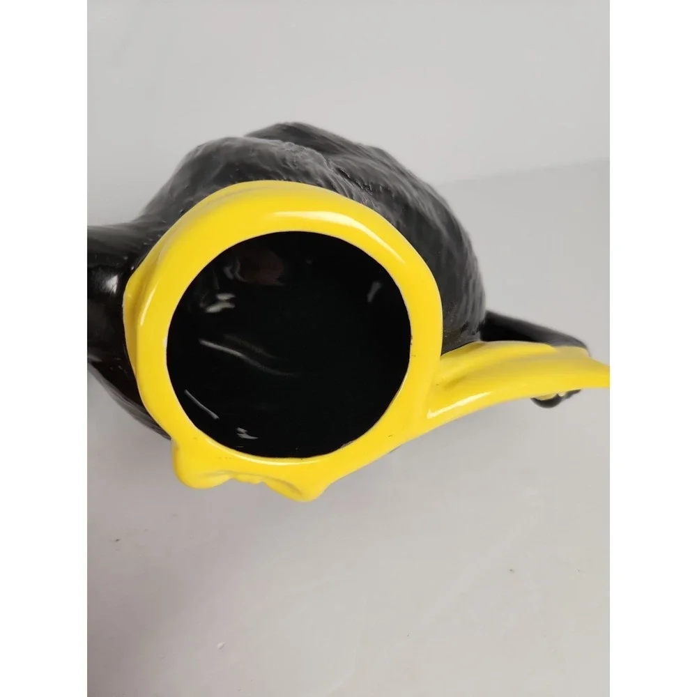 Vtg 1950s Norcrest Japan Black Scottie Dog Teapot 7670 Yellow Bow Ceramic Rare